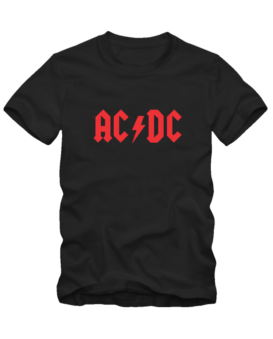 Marškinėliai AC/ DC logo